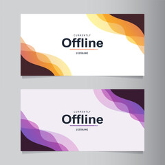 Wall Mural - vector abstract web banner design template, minimal geometric background