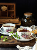 Fototapeta Morze - cup of tea and teapot
