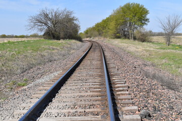 Canvas Print - Train Tracks