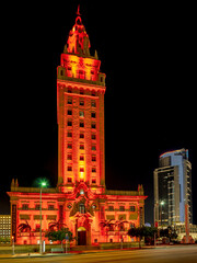 Sticker - Downtown Miami at Night