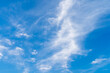© Thinapob - beautiful airatmosphere bright blue sky background abstract clear texture with white clouds.