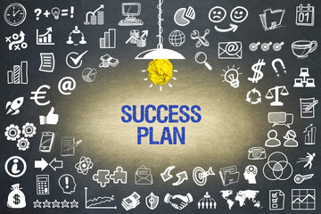 Canvas Print - Success Plan 