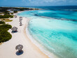 Amazing Baby Beach and coast on Aruba, Caribbean, white beach with blue ocean tropical beach. 