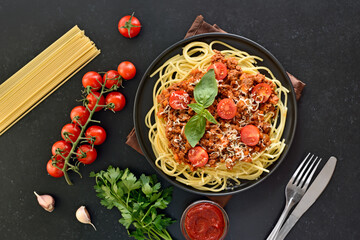 Italian spaghetti bolognese