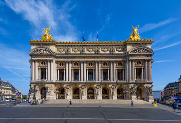 Wall Mural - The Palais Garnier (Garnier Palace) or Opera Garnier in Paris, France. Architecture and landmark of Paris. Cozy Paris cityscape