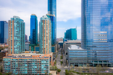 Wall Mural - Aerial of Jersey City New Jersey 