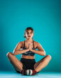 © qunica.com - Sporty yogi girl doing exercises