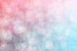 Multicolored gradient abstract background. Bokeh on pink, blue and its mixtures