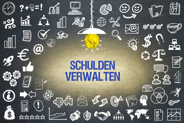 Poster - Schulden verwalten