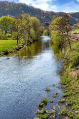 Wall Mural - Das Ahrtal im Frühling bei Rech