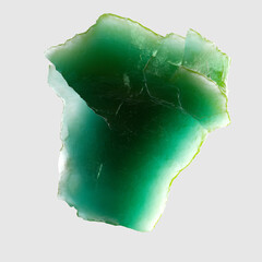 Wall Mural - malachite green color gradient texture gemstone isolated design element 3d rendering background