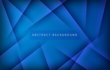 Abstract Modern Background Gradient Color. Blue Gradient With Geometric Decoration.