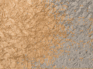 Wall Mural - Light brown on gray, textured paper, a combination of gray and light brown.