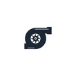 turbo charger icon vector illustration logo template