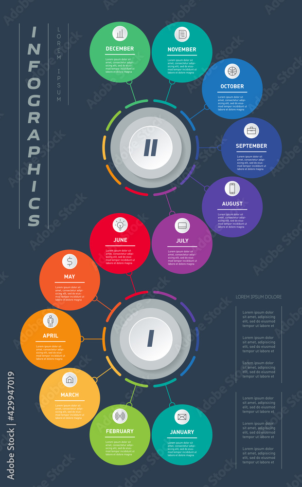 Annual business development plan, divided into 2 half-years of 6 months ...
