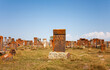 Armenia. Noratus. Khachkars stone crosses.