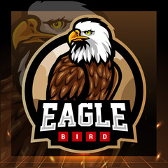 Poster - Eagle mascot. esport logo design