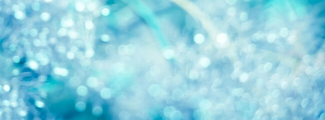 Wall Mural - beautiful azure blue naturе bokeh background