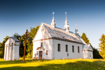 Wall Mural - Cerkiew Narodzenia Maryi Panny w Dziurdziowie, Bieszczady, Polska / Orthodox Church of the Nativity of the Virgin Mary in Dziurdziów, Bieszczady, Poland