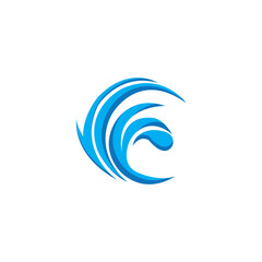  Water wave icon vector free