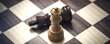 Chess game: the king is checkmated