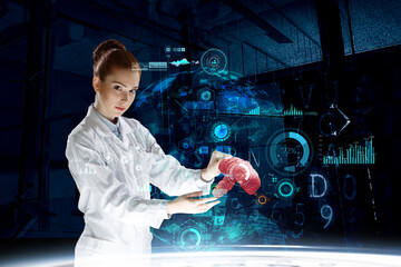 Wall Mural - innovative technologies in science and medicine