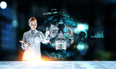 Wall Mural - innovative technologies in science and medicine