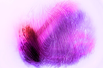 Aufkleber - Beautiful abstract surreal drops light pastel  swirl magic . Background pattern for design. Macro photography view.