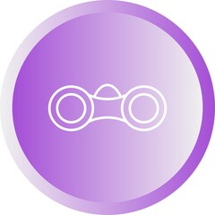 Sticker - Unique Binoculars Vector Line Icon