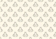 © Supakorn - Garlic pattern wallpaper.  Garlic symbol vector.