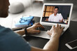 © New Africa - Human resources manager conducting online job interview via video chat