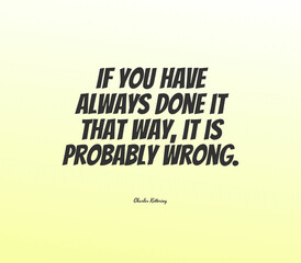 inspirational quote on a yellow background