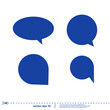 © andy - speech bubble talk icon logo concept