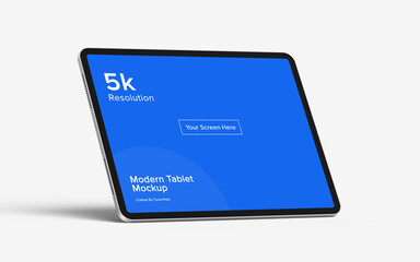 tablet mockup | fully editable file, replaceable screen, separated shadow and background