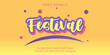 © ArtTuf - Festival Editable Vector Text
