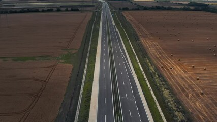 Wall Mural - Highway with traffic