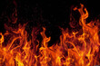 Leinwandbild Motiv fire background