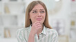 © stockbakers - Portrait of Sad Young Woman Crying, Feeling Bad