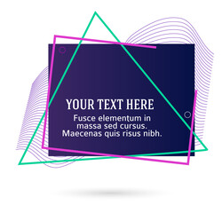 Wall Mural - design elements presentation template. banners background, backdrop shadow glow light effect. vector