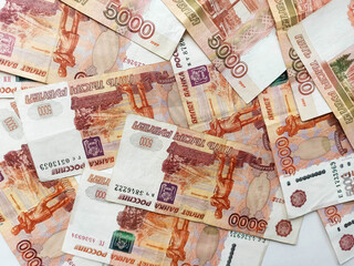 Russian banknotes 