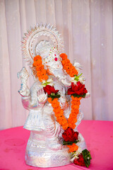 Wall Mural - Lord Ganesha sculpture in Hinduism wedding ceremony