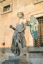 Italy, Lazio, Rome, Statue Of Angel
