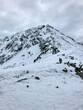 The north ridge of Todorka peak in Pirin mountain range, Bulgaria, in winter