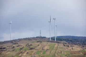 wind turbines green renewable electric energy