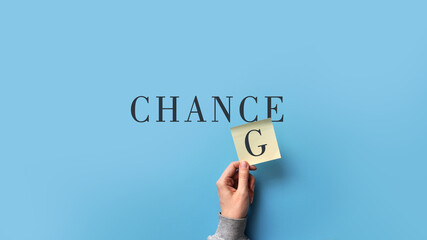 inscriptions: chance and change. changes and new opportunities in human life