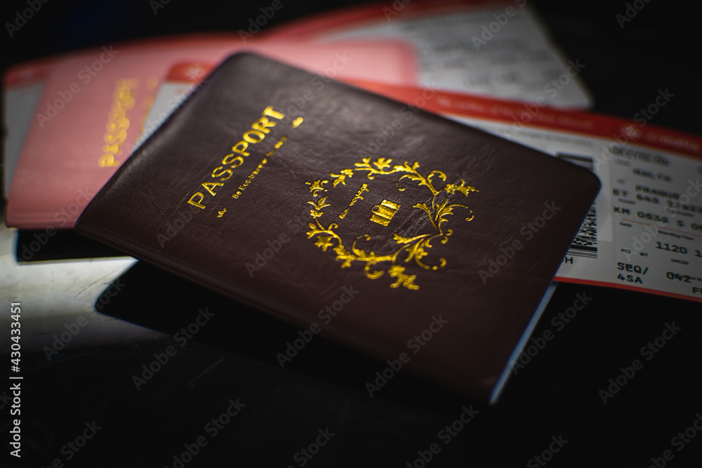 Passports ready for a great journey - obrazy, fototapety, plakaty 