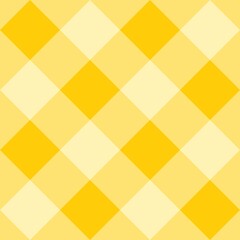 Wall Mural - Seamless yellow vector background - checkered pattern or grid texture for web design ,desktop wallpaper or culinary blog website