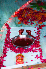 Wall Mural - Indian traditional wedding ceremony photography