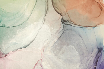 Art Abstract color horizontal smoke background. Marble texture. Alcohol ink colors.