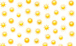 © Vectoro - Abstract Sun Seamless Pattern Flat Design